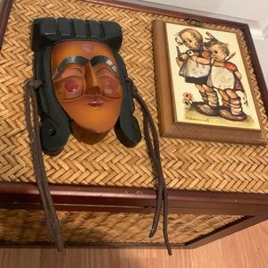 Antique wooden wall decor